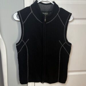 Eddie Bauer Charcoal Wool Blend Garment